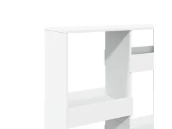 Separador de ambientes madera ingeniería blanco 100x33x135 cm