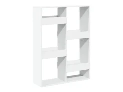 Separador de ambientes madera ingeniería blanco 100x33x135 cm