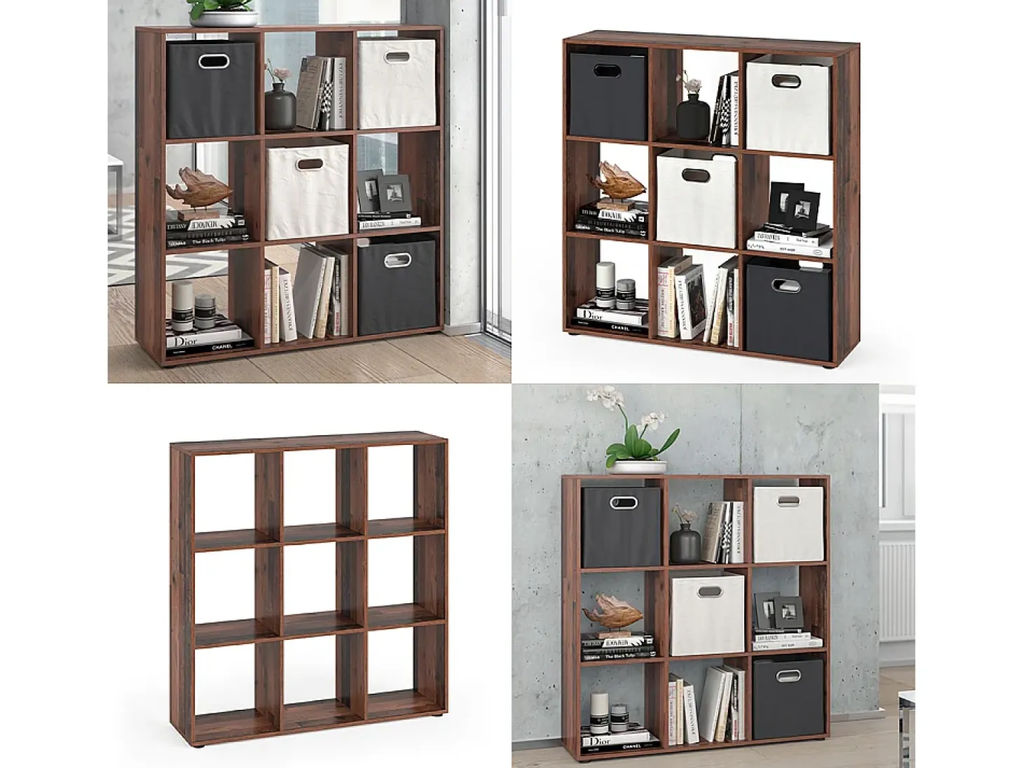 Separador de ambientes madera antigua 104x29x108 nove