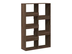 Separador de ambientes madera marrón roble 100x33x155,5 cm