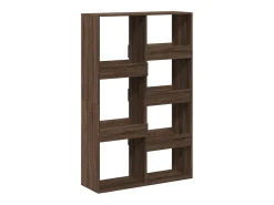 Separador de ambientes madera marrón roble 100x33x155,5 cm