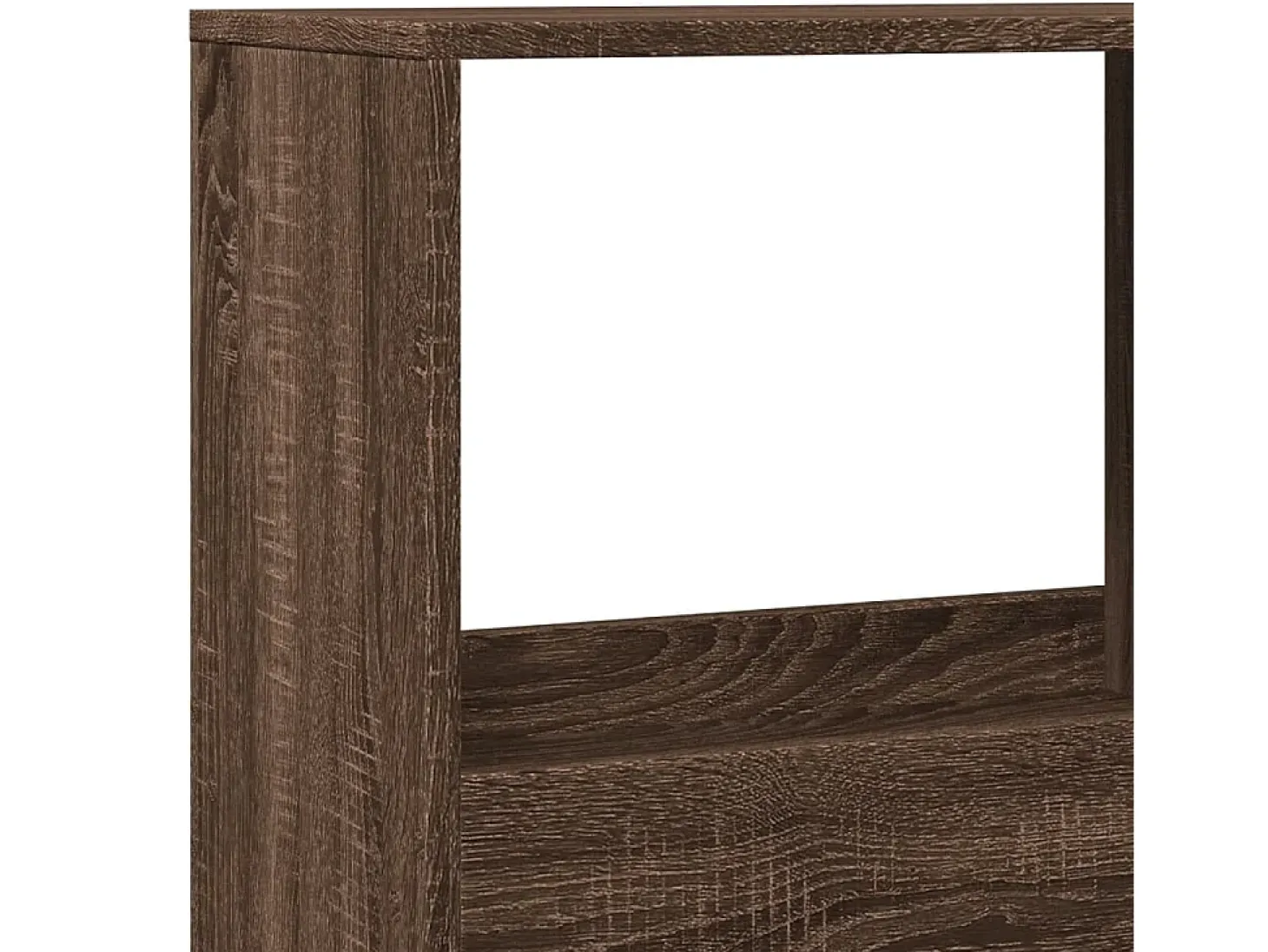 Separador de ambientes madera marrón roble 100x33x155,5 cm