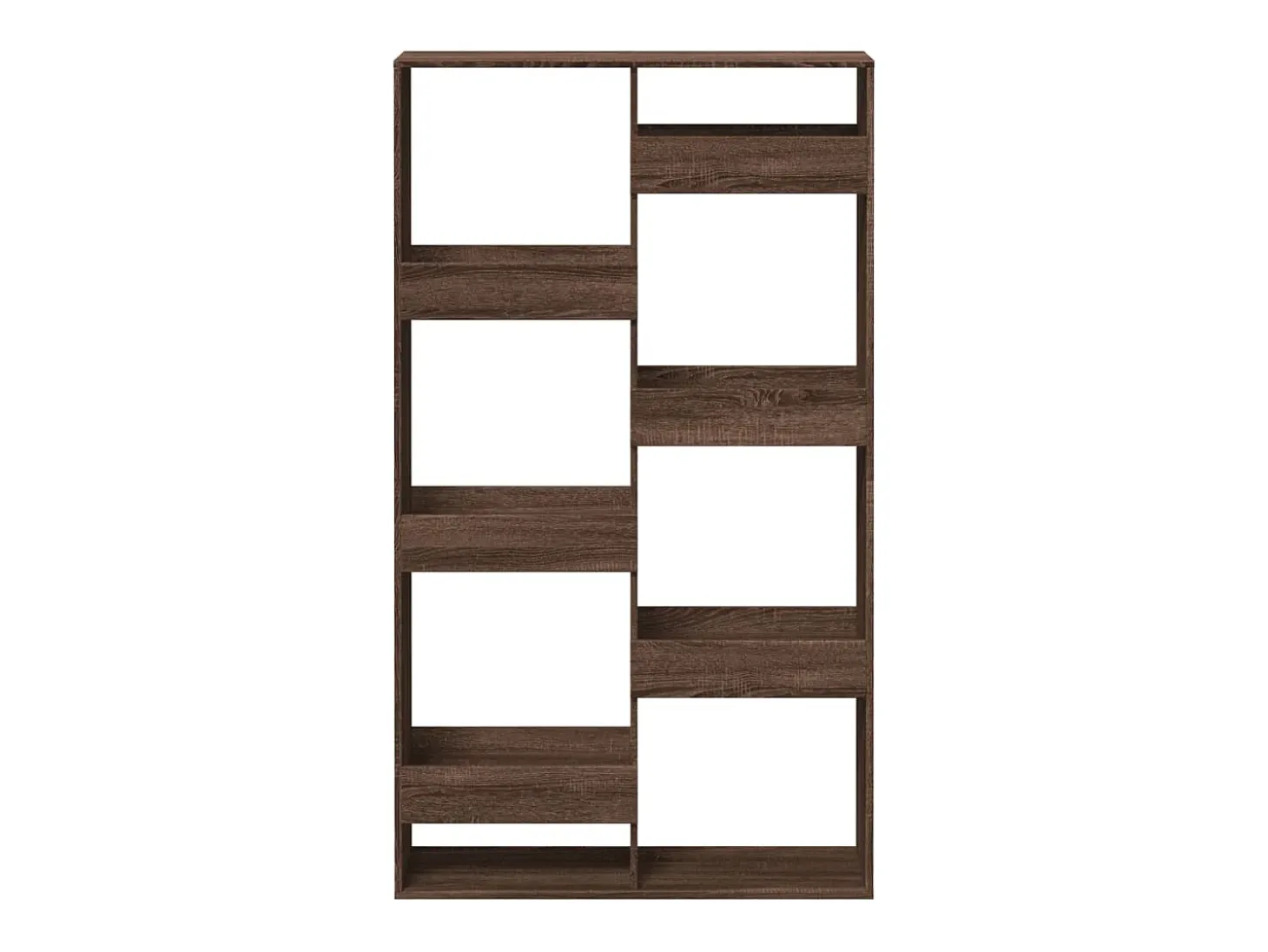 Separador de ambientes madera marrón roble 100x33x175 cm