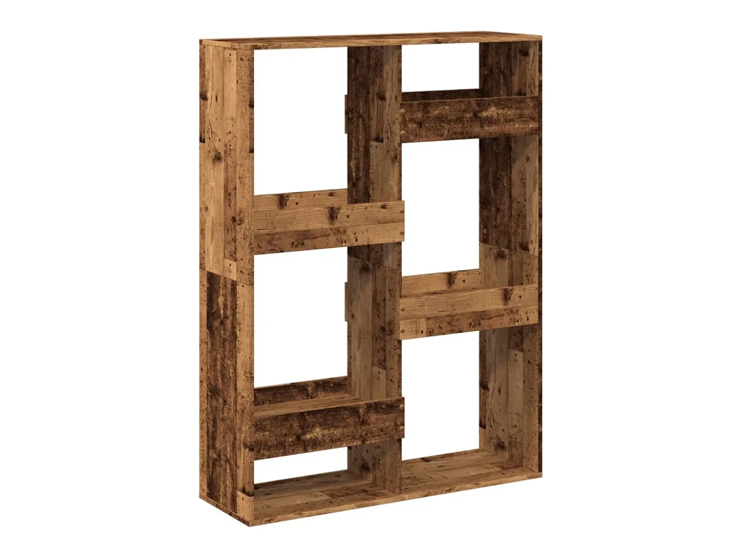 Separador de ambientes madera envejecida 100x33x135 cm