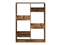 Separador de ambientes madera envejecida 100x33x135 cm