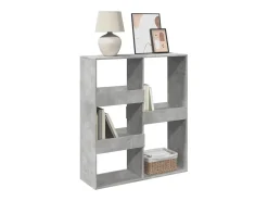 Separador de ambientes madera gris hormigón 100x33x115 cm