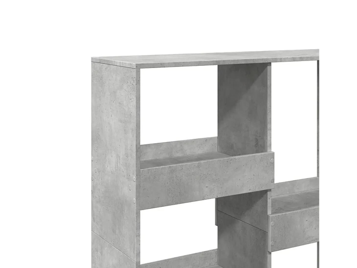 Separador de ambientes madera gris hormigón 100x33x115 cm