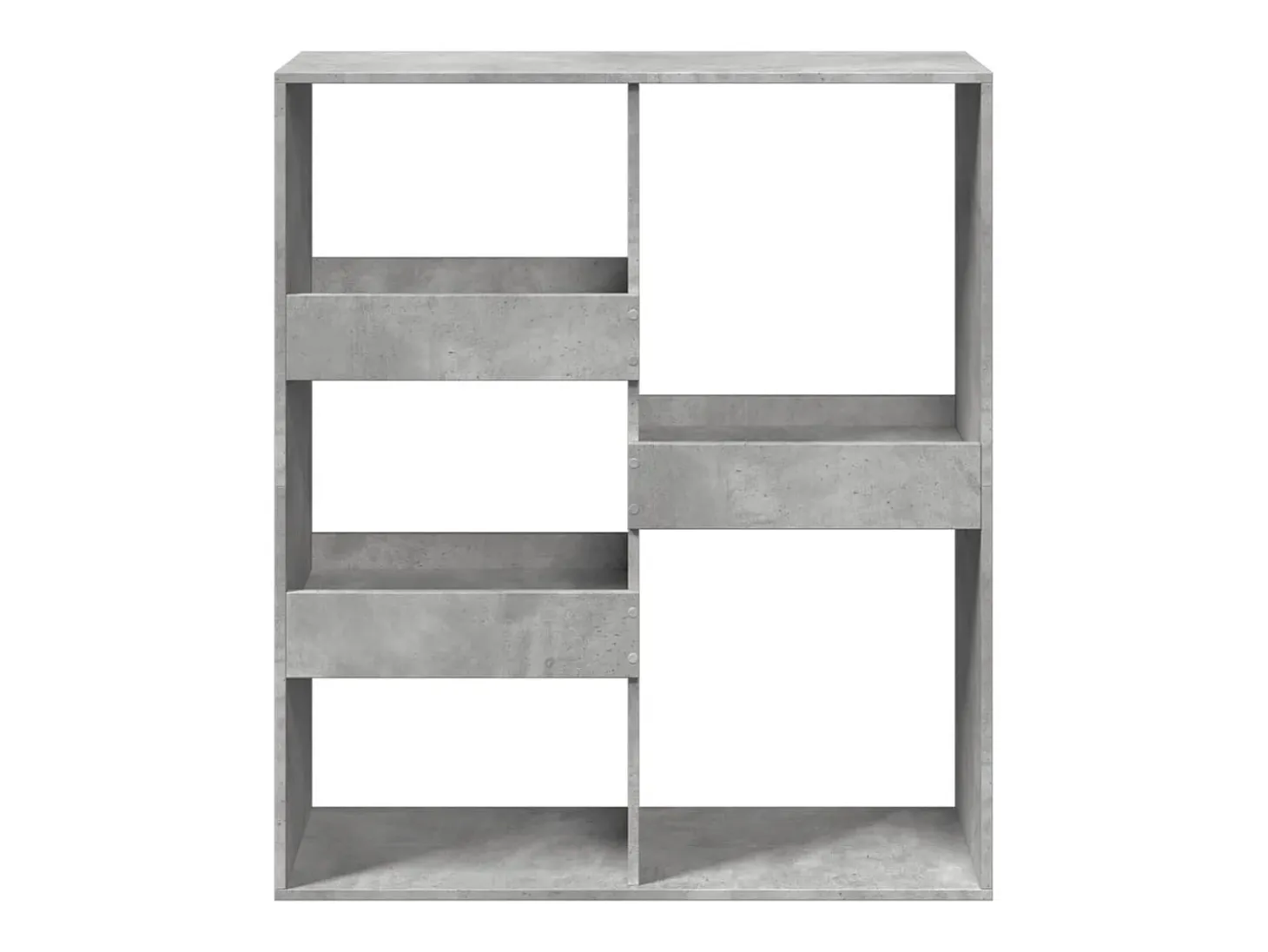 Separador de ambientes madera gris hormigón 100x33x115 cm