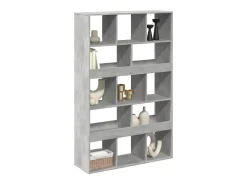 Separador de ambientes madera gris hormigón 100x33x156,5 cm