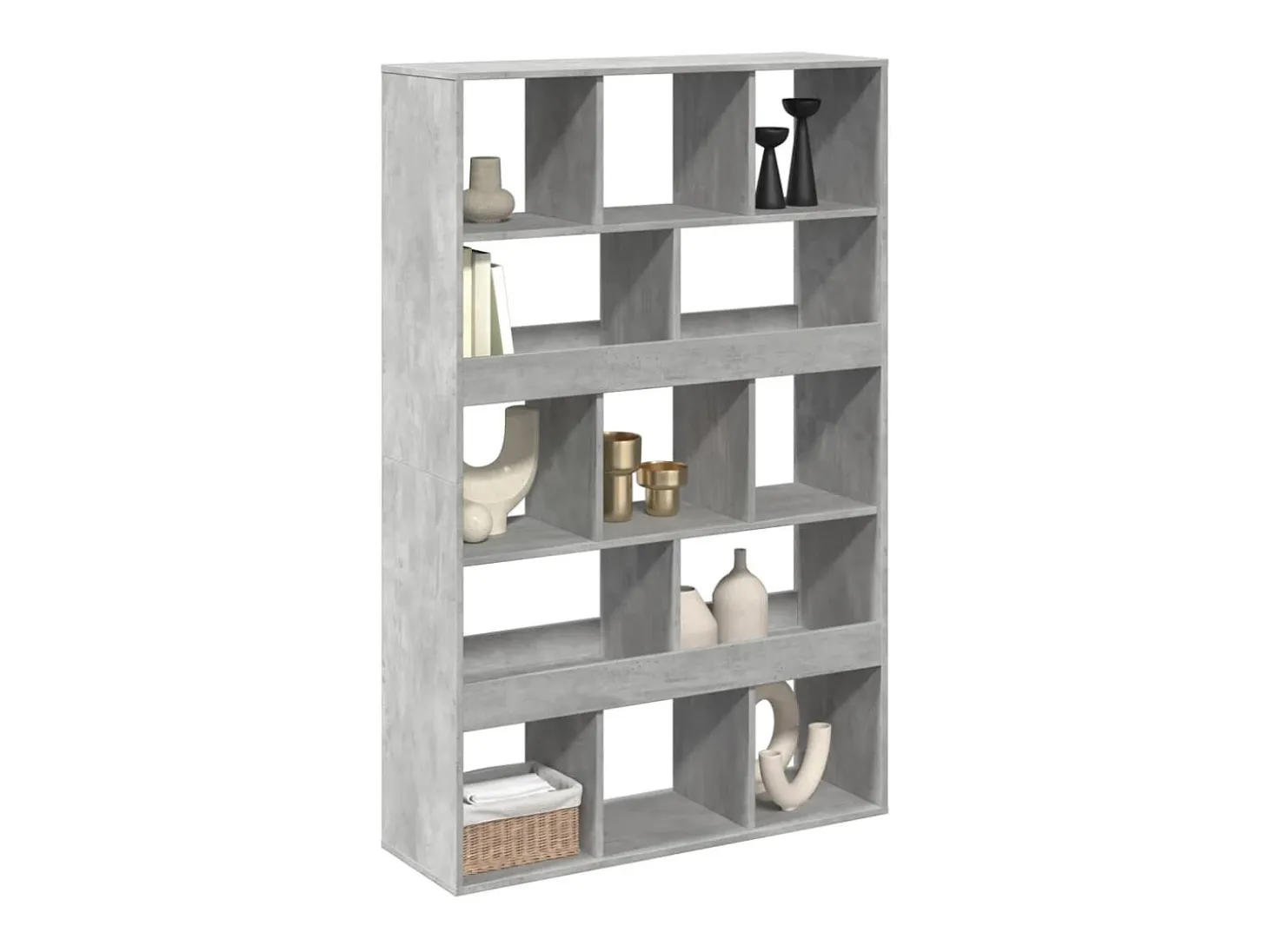 Separador de ambientes madera gris hormigón 100x33x156,5 cm