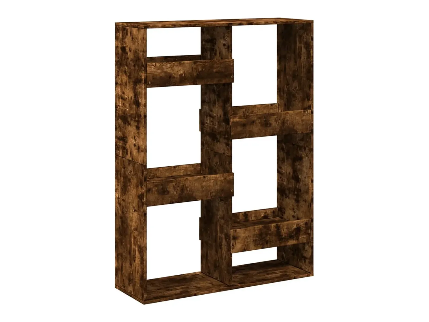 Separador de ambientes madera roble ahumado 100x33x135 cm