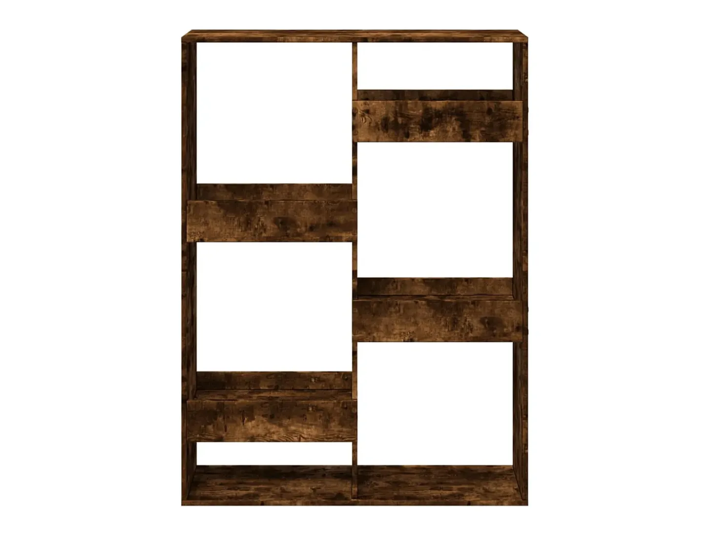 Separador de ambientes madera roble ahumado 100x33x135 cm