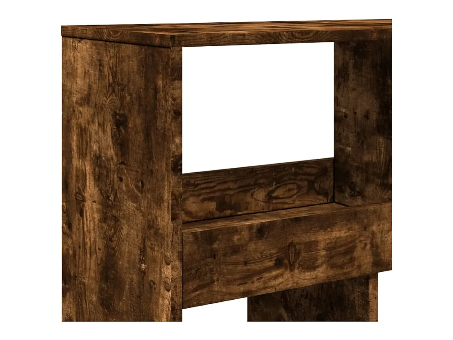 Separador de ambientes madera roble ahumado 100x33x187,5 cm
