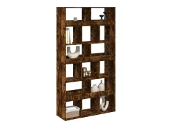 Separador de ambientes madera roble ahumado 100x33x187,5 cm