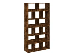 Separador de ambientes madera roble ahumado 100x33x187,5 cm