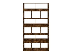 Separador de ambientes madera roble ahumado 100x33x187,5 cm