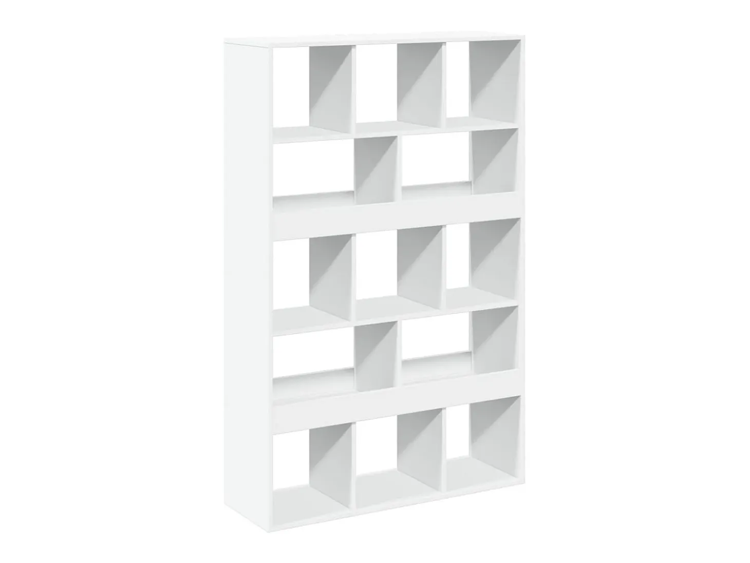 Separador de ambientes madera ingeniería blanco 100x33x156,5 cm