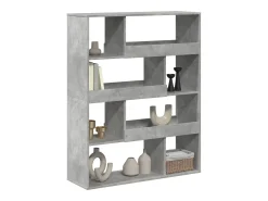 Separador de ambientes madera gris hormigón 100x33x125,5 cm