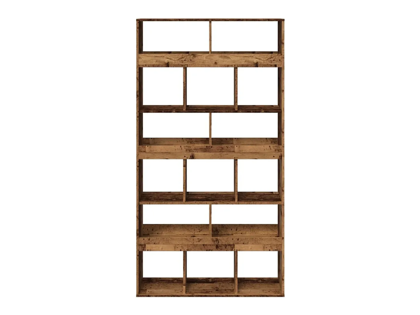 Separador de ambientes madera envejecida 100x33x187,5 cm