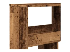 Separador de ambientes madera envejecida 100x33x187,5 cm