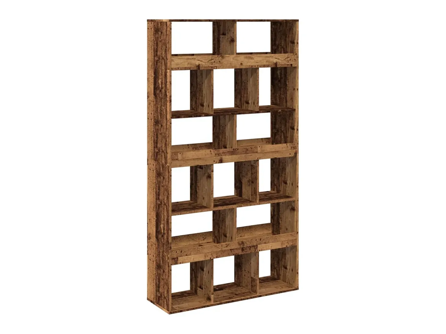 Separador de ambientes madera envejecida 100x33x187,5 cm