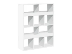 Separador de ambientes madera ingeniería blanco 100x33x125,5 cm