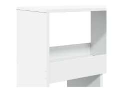 Separador de ambientes madera ingeniería blanco 100x33x125,5 cm