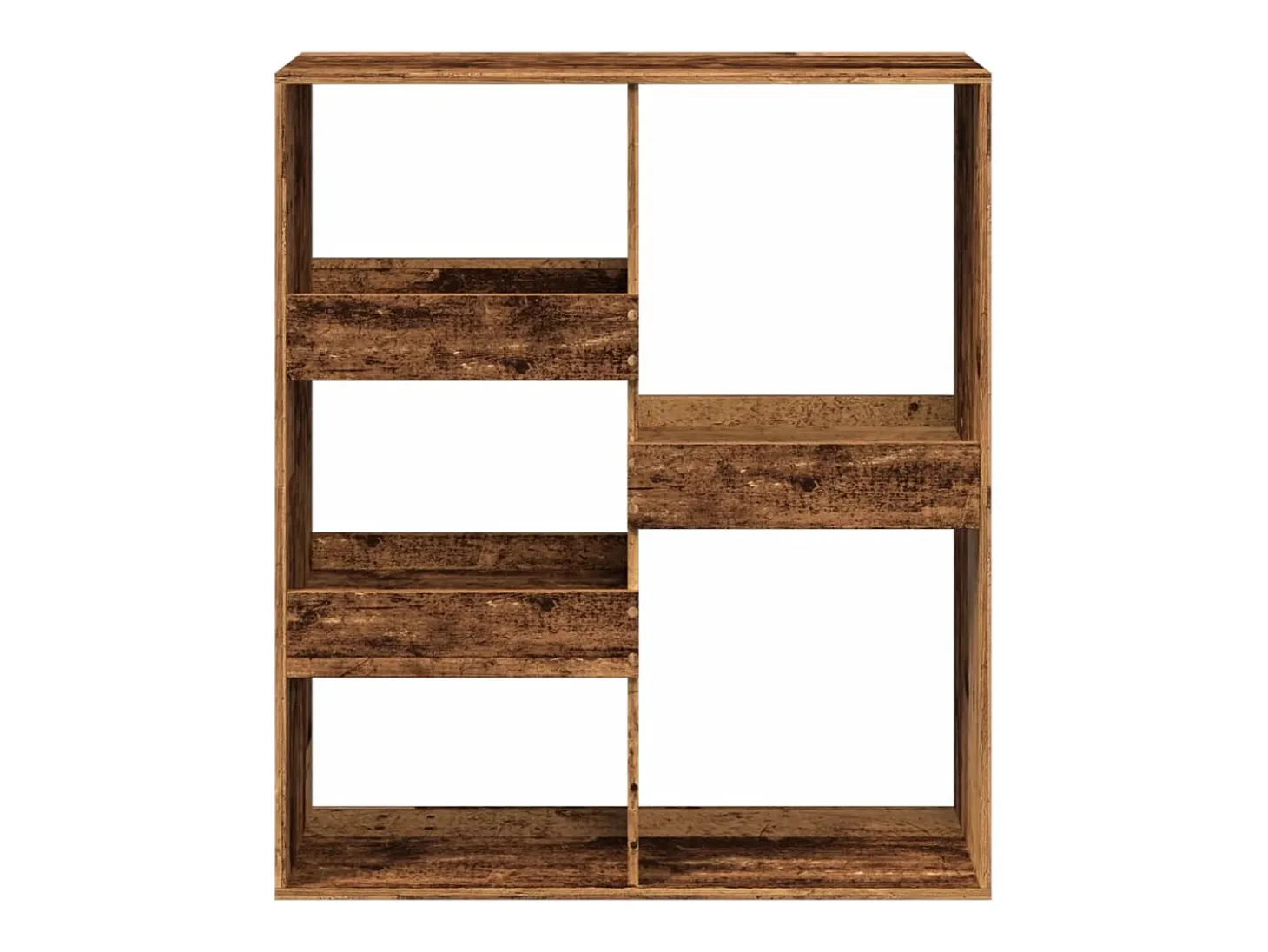 Separador de ambientes madera envejecida 100x33x115 cm