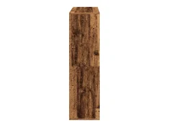 Separador de ambientes madera envejecida 100x33x115 cm
