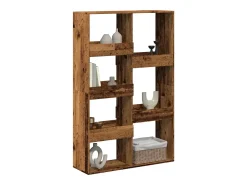 Separador de ambientes madera envejecida 100x33x155,5 cm