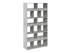 Separador de ambientes madera gris hormigón 100x33x187,5 cm