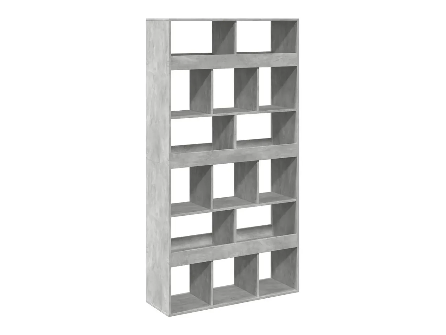 Separador de ambientes madera gris hormigón 100x33x187,5 cm