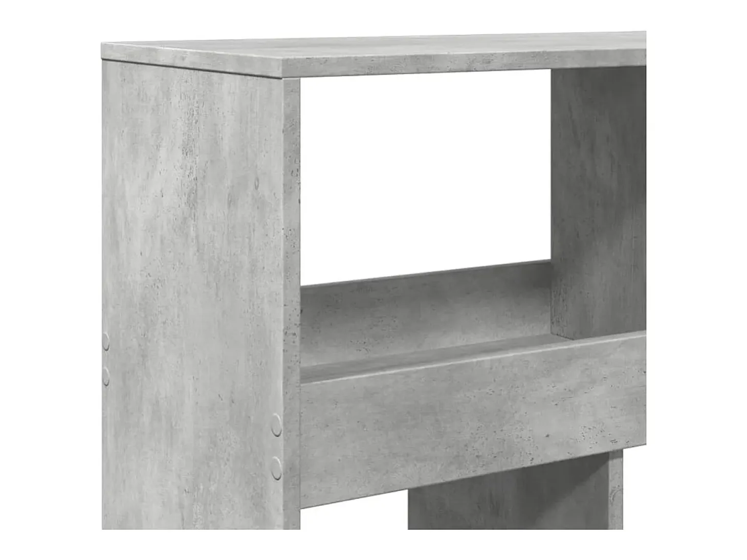 Separador de ambientes madera gris hormigón 100x33x187,5 cm