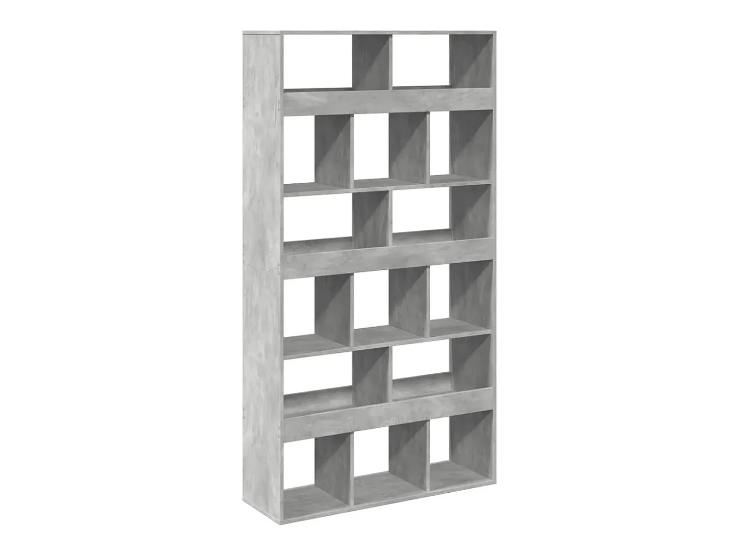 Separador de ambientes madera gris hormigón 100x33x187,5 cm