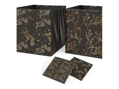 Separador de ambientes negro 72.6x29x72 tetra