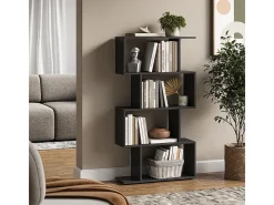 Separador de ambientes negro 70x23.8x132.1 levio
