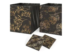 Separador de ambientes negro 72.6x29x72 tetra