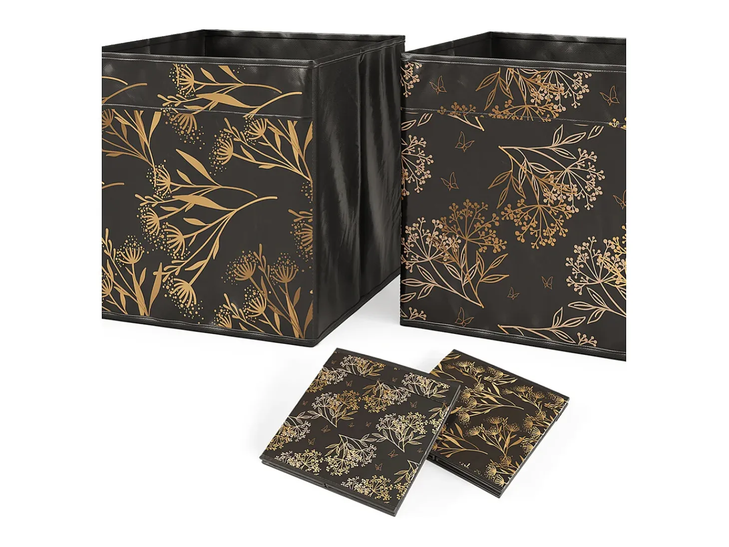 Separador de ambientes negro 72.6x29x72 tetra