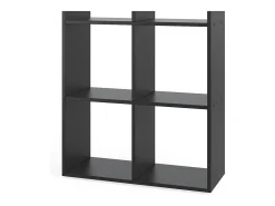Separador de ambientes negro 72x29x107.8