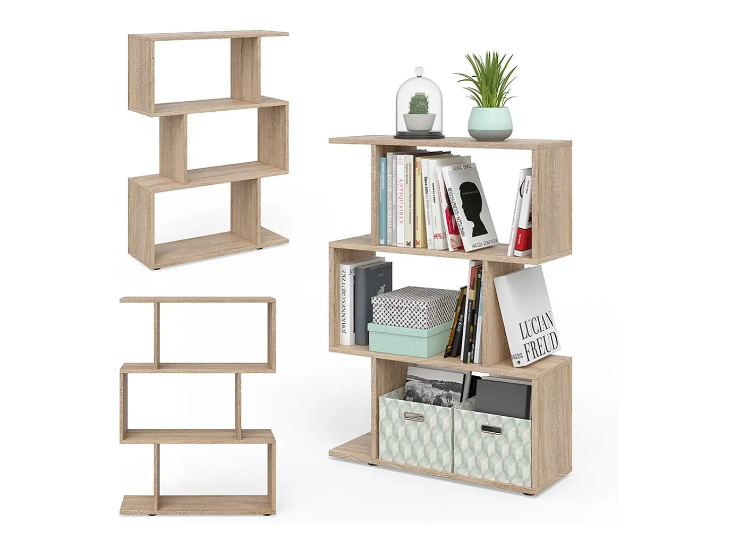 Separador de ambientes sonoma 70x23.8x97.4 levio