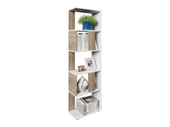 Separador de ambientes sonoma/blanco 45x23.6x162.6