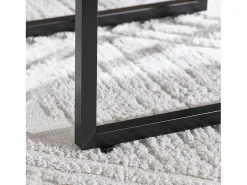Set de 2 Mesas Auxiliares Mesa Nido de Salón Mesitas de Madera y Metal FBT42-N SoBuy ES