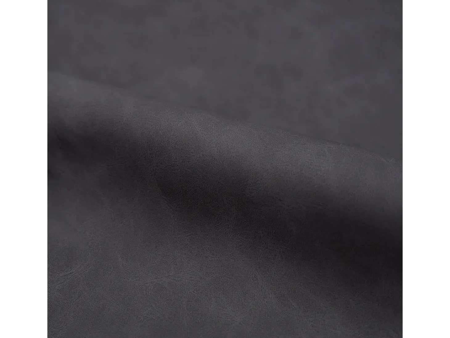 Set de 2 sillas de bar en cuero sintético gris oscuro 62,5/83 cm - Killi