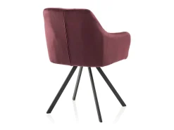 Set de 2 Sillónes ALEXA Merlot