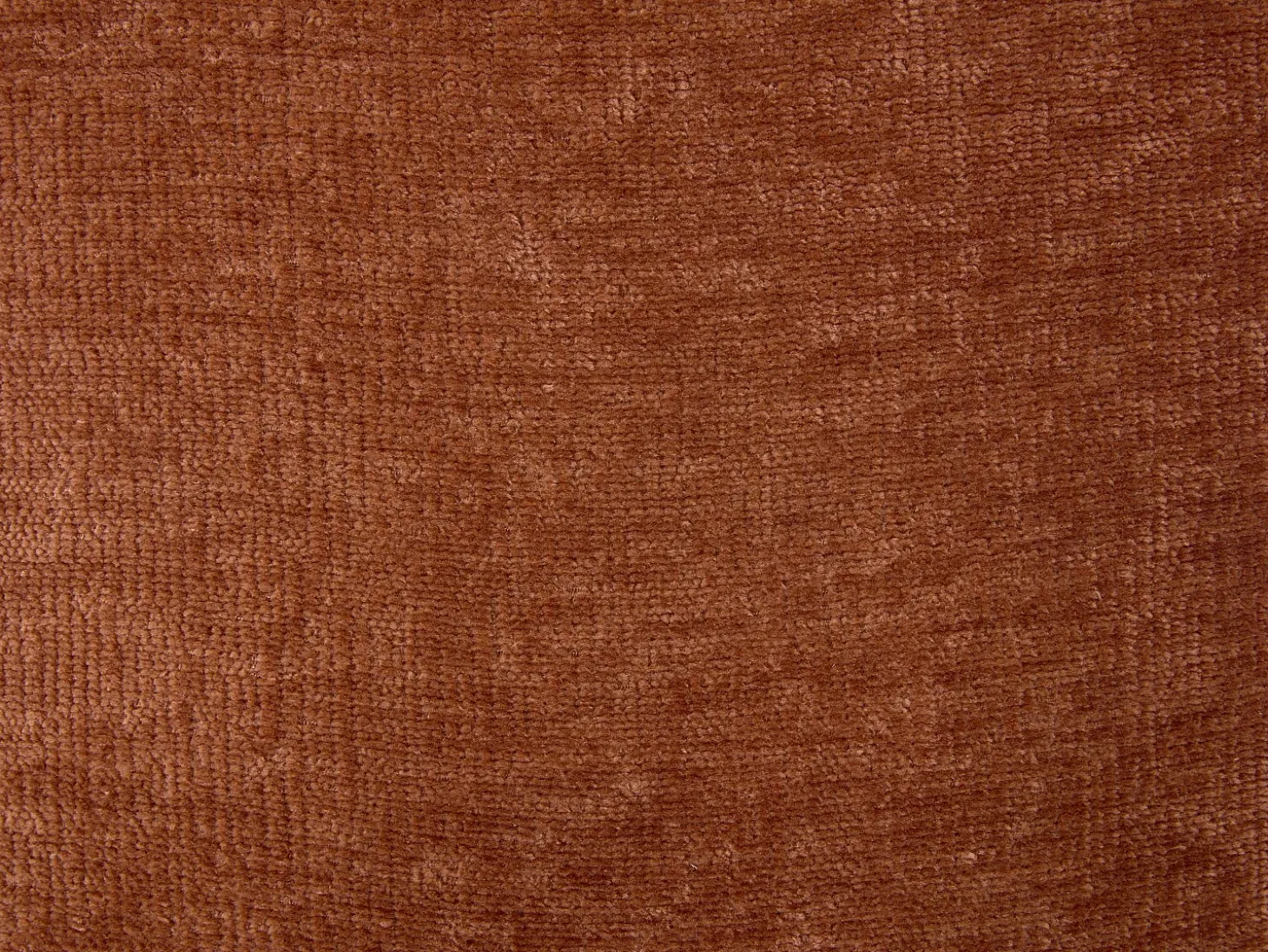Set de 2 taburetes de bar de tela y metal - Altura ajustable - Terracota - LASANDRIA