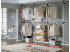 Set de Dos Cestas de Alambre de Metal Multiusos para Ropa 83 x 38 x 8 cm FRG34-P02 SoBuy ES