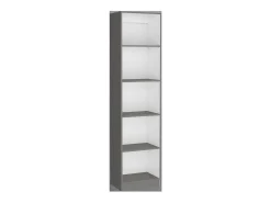 Set de estanteria de oficina home de 3 piezas en melamina con estantes y 2 puertas , 180.6 cm X 188.4 cm X 29.9 cm , Multicolor