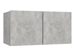 Set Muebles para TV TV 3 pzas madera ingeniería gris hormigón ES50165