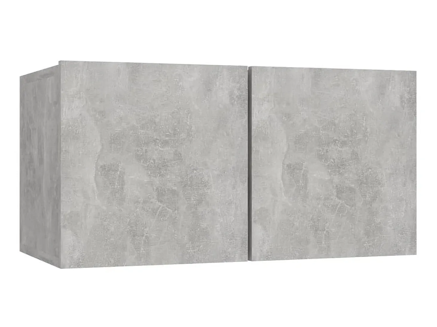 Set Muebles para TV TV 3 pzas madera ingeniería gris hormigón ES50165