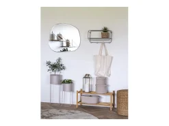 Set van 2 SEBAL opbergmanden met deksel – Beige Katoen